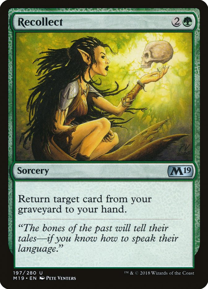 Recollect [Core Set 2019] | L.A. Mood Comics and Games