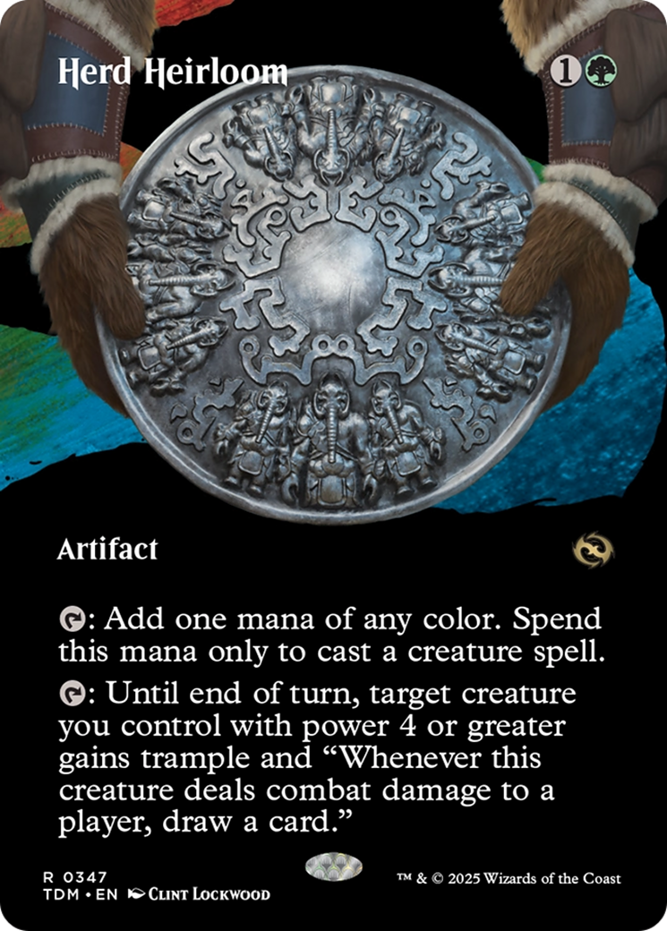 Herd Heirloom (Borderless) [Tarkir: Dragonstorm] | L.A. Mood Comics and Games