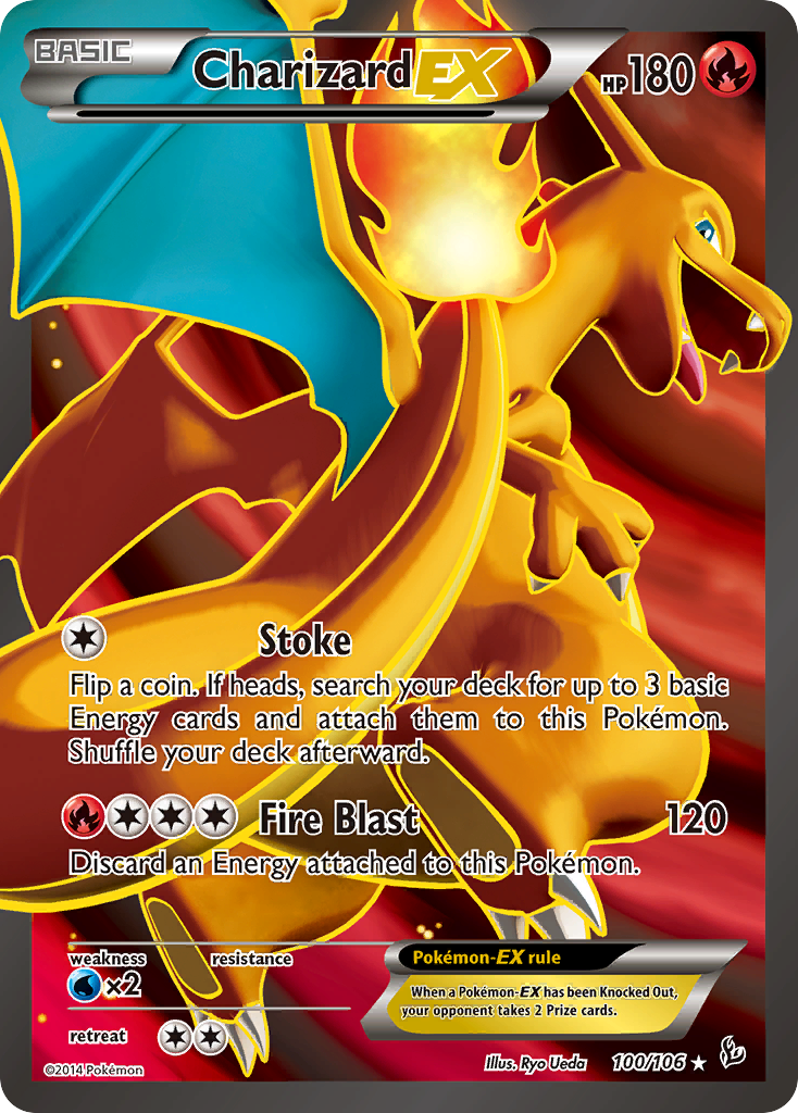 Charizard EX (100/106) [XY: Flashfire] | L.A. Mood Comics and Games