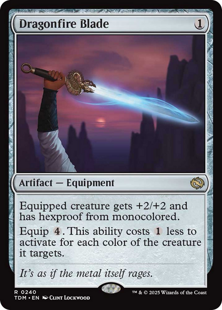 Dragonfire Blade [Tarkir: Dragonstorm] | L.A. Mood Comics and Games