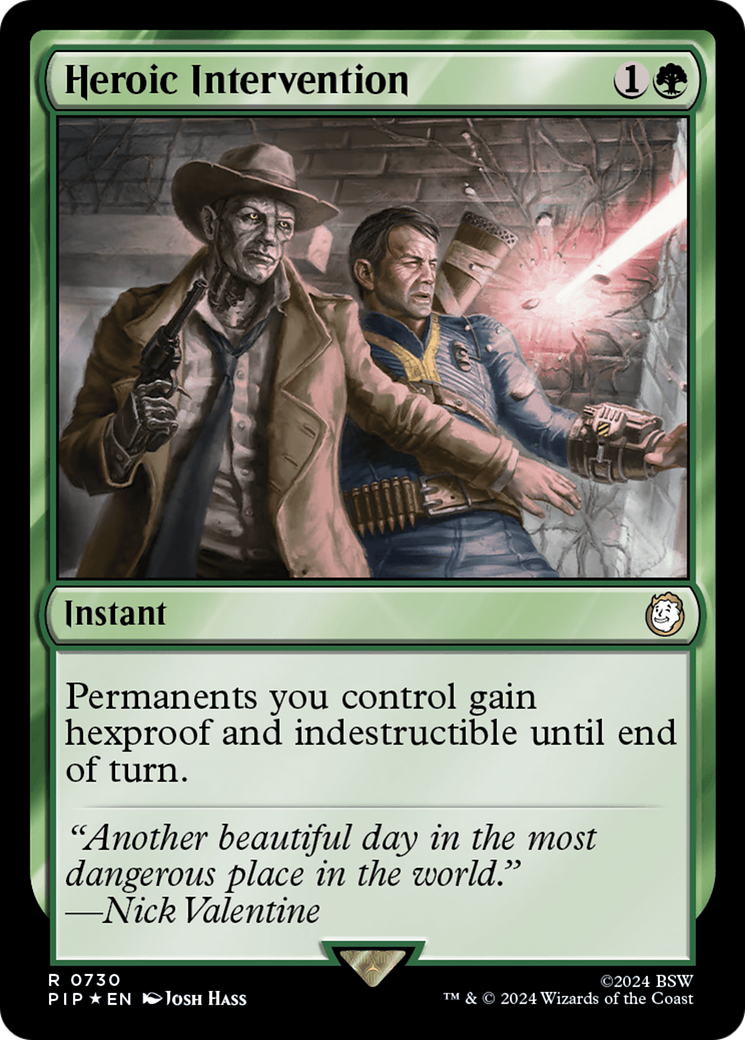 Heroic Intervention (Surge Foil) [Fallout] | L.A. Mood Comics and Games