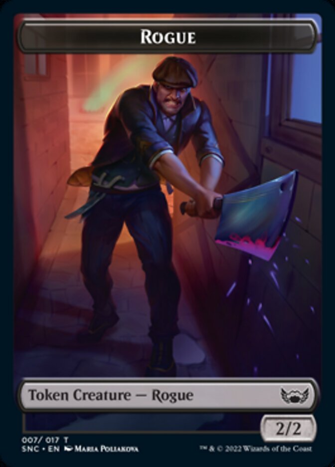 Elemental (032) // Rogue Double-Sided Token [Streets of New Capenna Commander Tokens] | L.A. Mood Comics and Games
