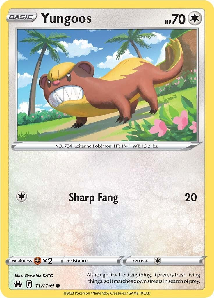 Yungoos (117/159) [Sword & Shield: Crown Zenith] | L.A. Mood Comics and Games