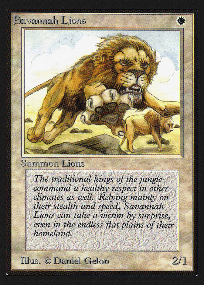 Savannah Lions [Collectors' Edition] | L.A. Mood Comics and Games