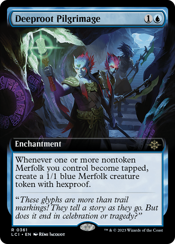Deeproot Pilgrimage (Extended Art) [The Lost Caverns of Ixalan] | L.A. Mood Comics and Games