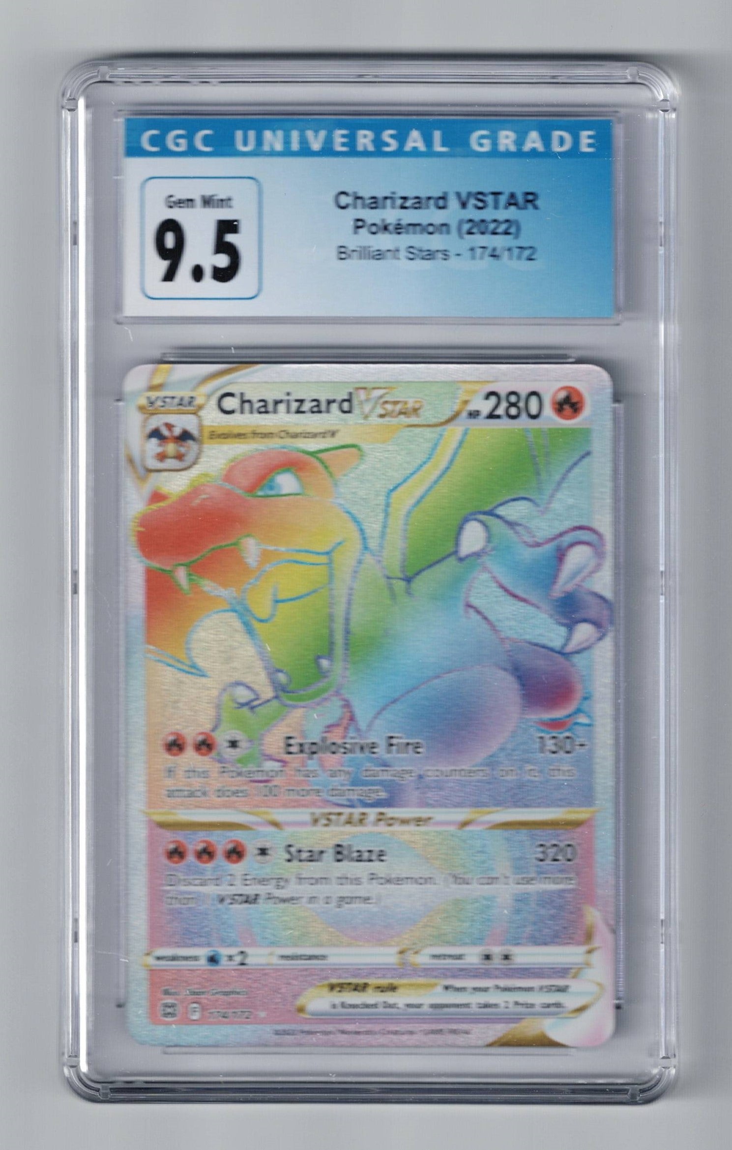 Charizard VStar 174/172 Brilliant Stars CGC 9.5 – L.A. Mood Comics and Games