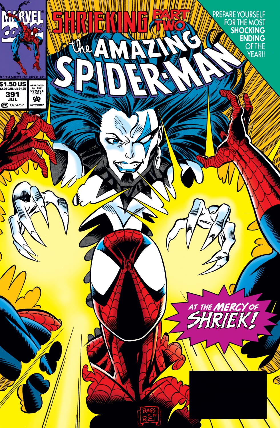 THE AMAZING SPIDER-MAN #391 | L.A. Mood Comics and Games