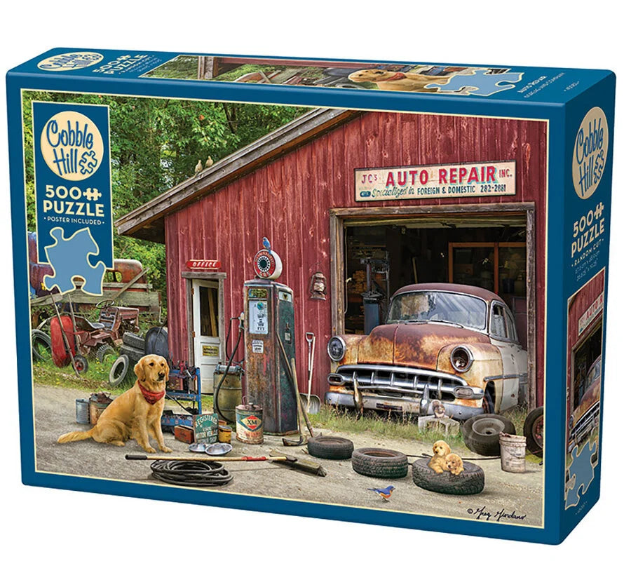 Puzzle 500pc - Auto Repair | L.A. Mood Comics and Games