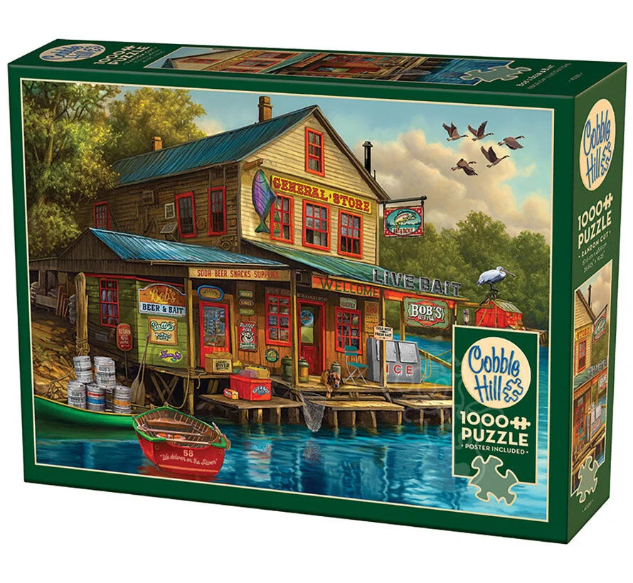 Puzzle 1000pc Bob's Beer and Bait | L.A. Mood Comics and Games