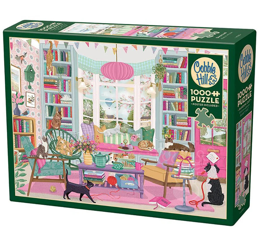 Cobble Hill Bookclub Puzzle 1000pcs | L.A. Mood Comics and Games