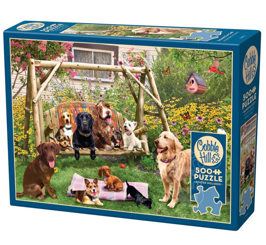 Puzzle 500pc Doggie Daycare | L.A. Mood Comics and Games