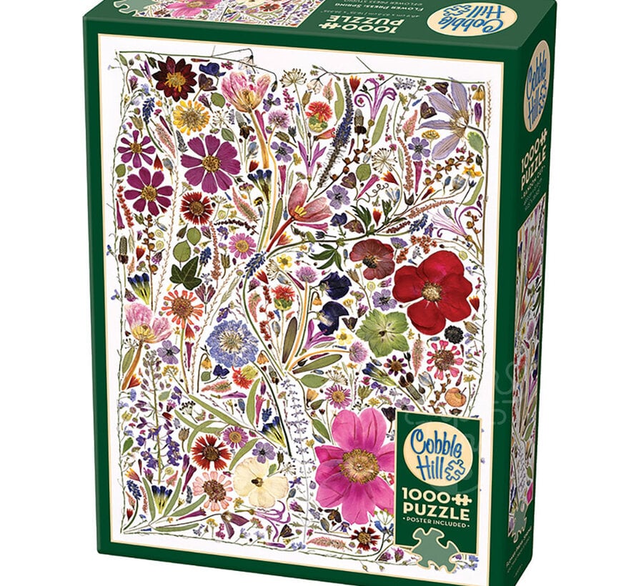 Puzzle 1000pc - Flower Press: Spring | L.A. Mood Comics and Games