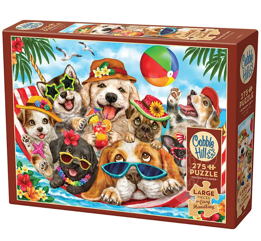 Puzzle 275pc Cobble Hill Hammock Party | L.A. Mood Comics and Games