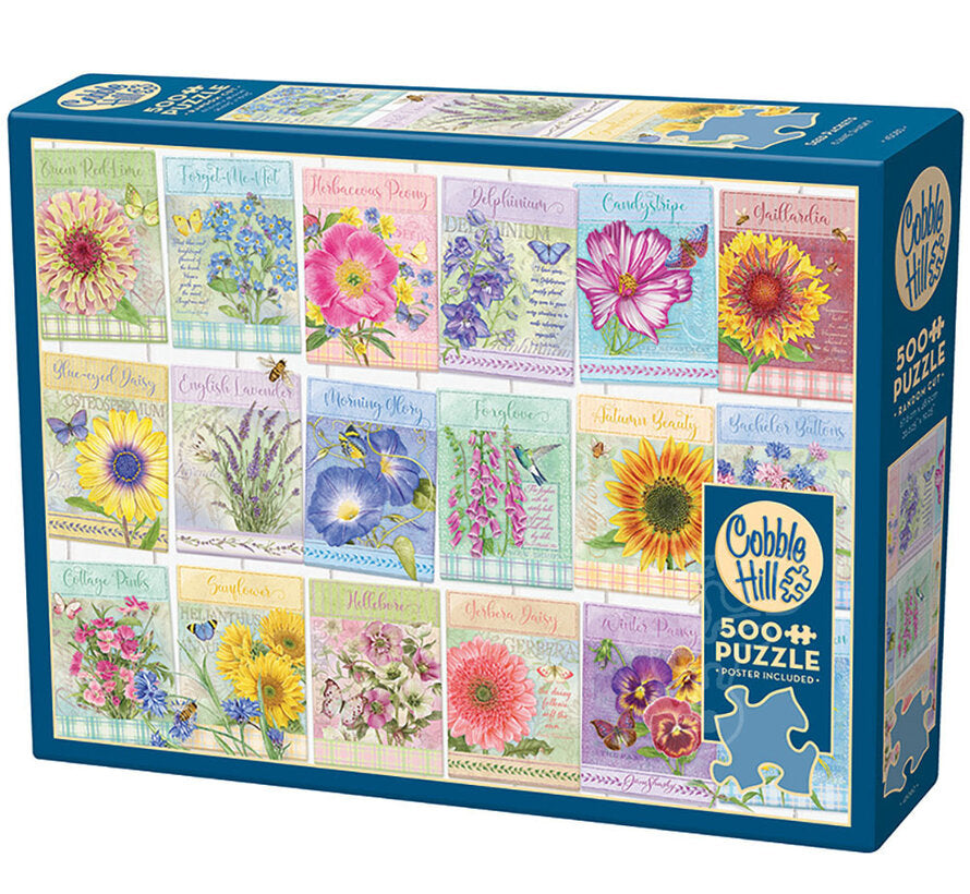 Puzzle 500pc - Seed Packets | L.A. Mood Comics and Games