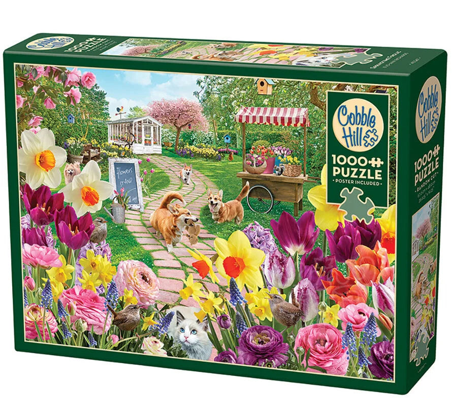 Puzzle 1000pc Cobble Hill Springtime Frolic | L.A. Mood Comics and Games