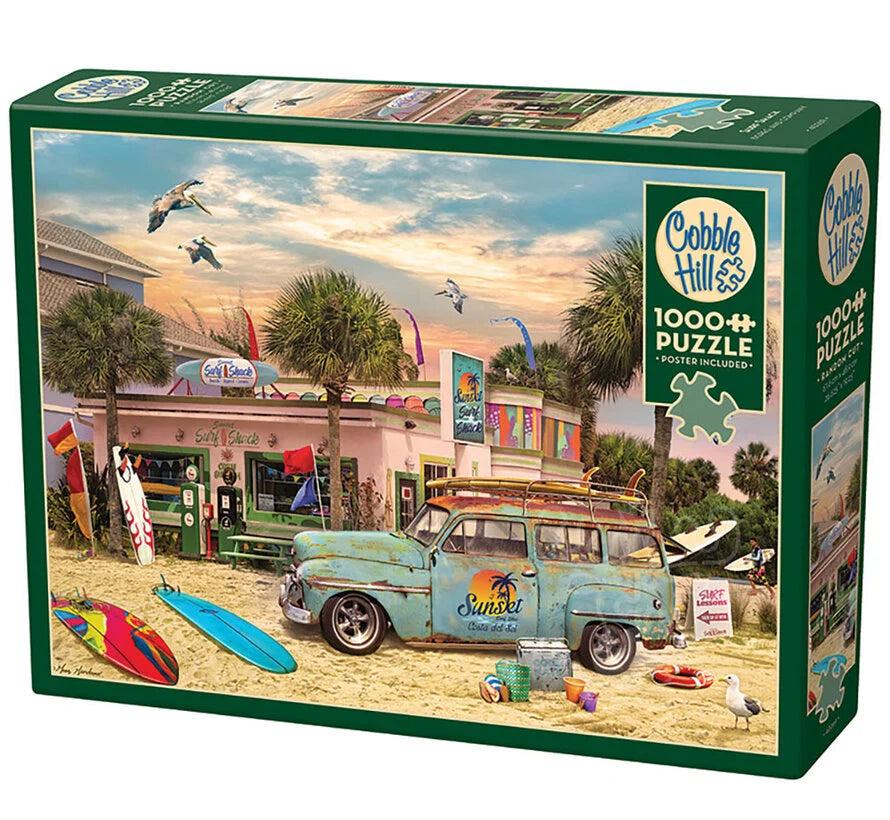 Puzzle 1000pc - Surf Shack | L.A. Mood Comics and Games