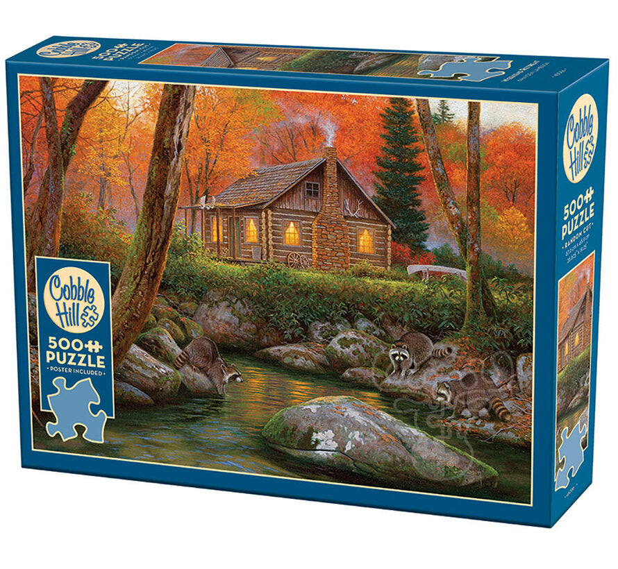 Puzzle 500pc -  Weekend Retreat | L.A. Mood Comics and Games