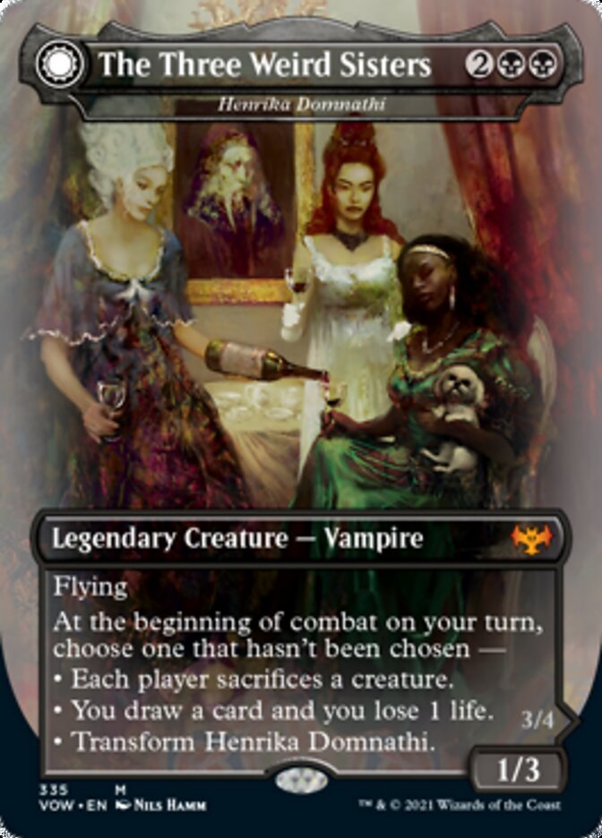 Henrika Domnathi // Henrika, Infernal Seer - The Three Weird Sisters // Fiends of Darkest Night [Innistrad: Crimson Vow] | L.A. Mood Comics and Games