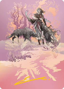 Arlinn, the Pack's Hope 2 Art Card (Gold-Stamped Signature) [Innistrad: Midnight Hunt Art Series] | L.A. Mood Comics and Games