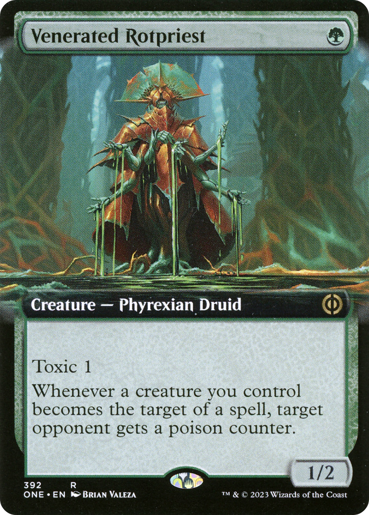 Venerated Rotpriest (Extended Art) [Phyrexia: All Will Be One] | L.A. Mood Comics and Games