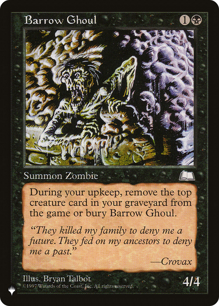Barrow Ghoul [The List] | L.A. Mood Comics and Games