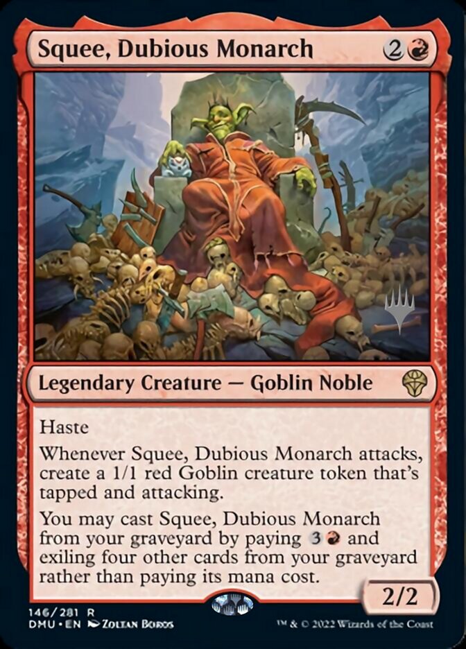 Squee, Dubious Monarch (Promo Pack) [Dominaria United Promos] | L.A. Mood Comics and Games