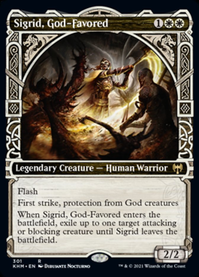 Sigrid, God-Favored (Showcase) [Kaldheim] | L.A. Mood Comics and Games