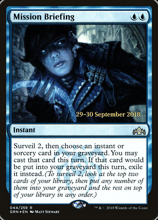 Mission Briefing [Guilds of Ravnica Prerelease Promos] | L.A. Mood Comics and Games