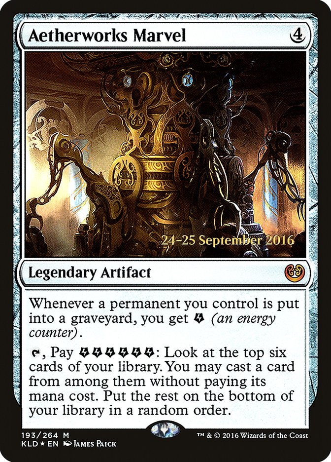 Aetherworks Marvel [Kaladesh Prerelease Promos] | L.A. Mood Comics and Games