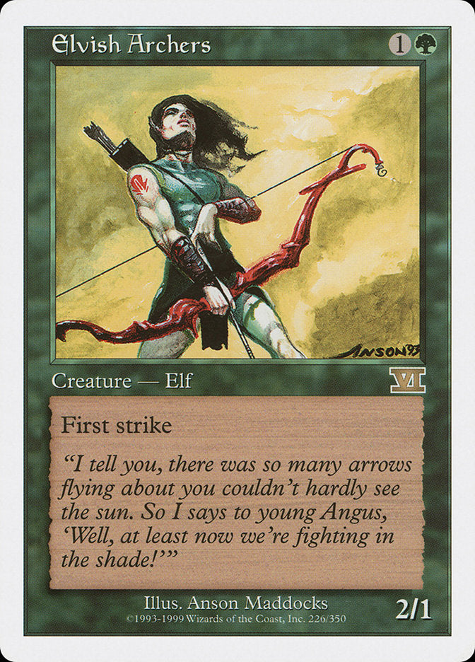 Elvish Archers [Classic Sixth Edition] | L.A. Mood Comics and Games