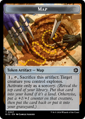 Map // Plot Double-Sided Token [Outlaws of Thunder Junction: The Big Score Tokens] | L.A. Mood Comics and Games