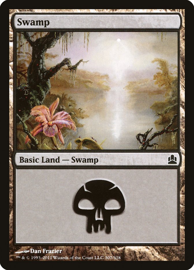 Swamp (307) [Commander 2011] | L.A. Mood Comics and Games