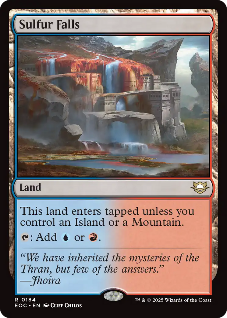 Sulfur Falls [Edge of Eternities Commander] | L.A. Mood Comics and Games