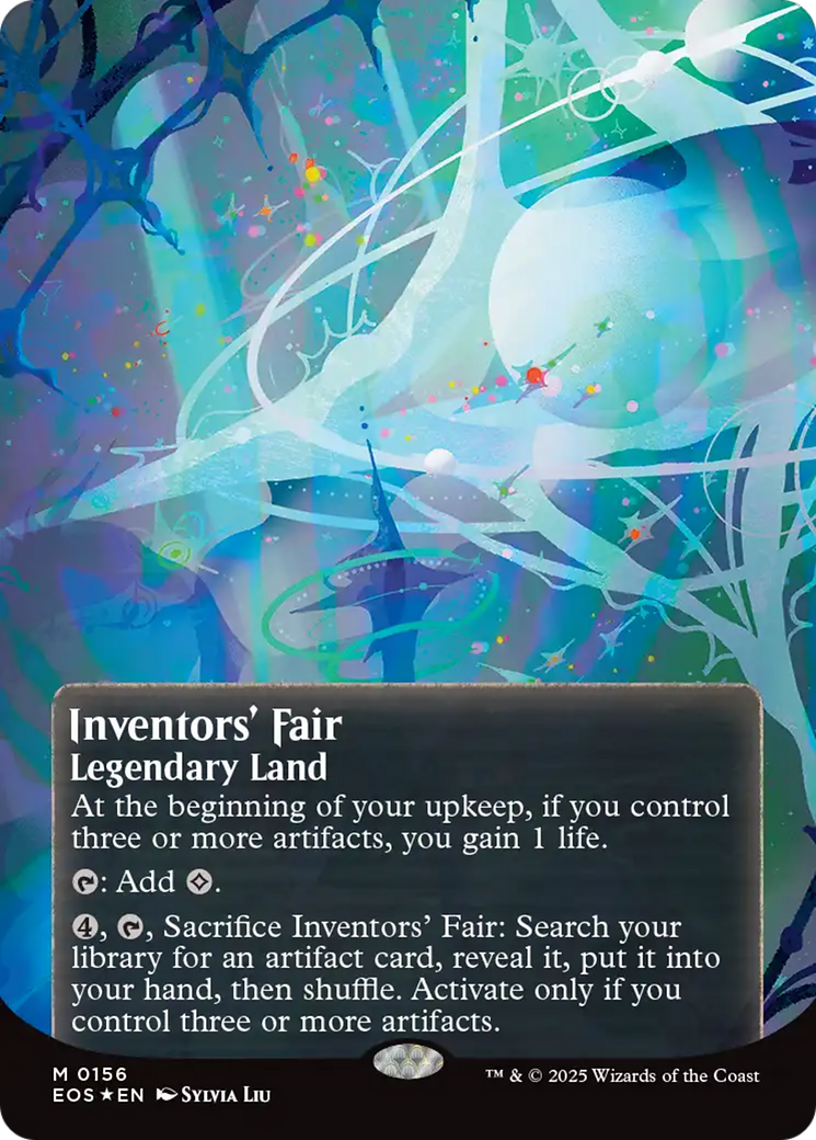 Inventors' Fair (0156) (Borderless) (Galaxy Foil) [Edge of Eternities: Stellar Sights] | L.A. Mood Comics and Games