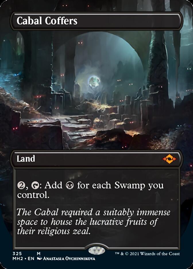 Cabal Coffers (Borderless Alternate Art) [Modern Horizons 2] | L.A. Mood Comics and Games