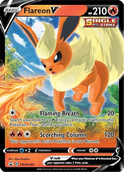 Flareon V (SWSH149) [Sword & Shield: Black Star Promos] | L.A. Mood Comics and Games