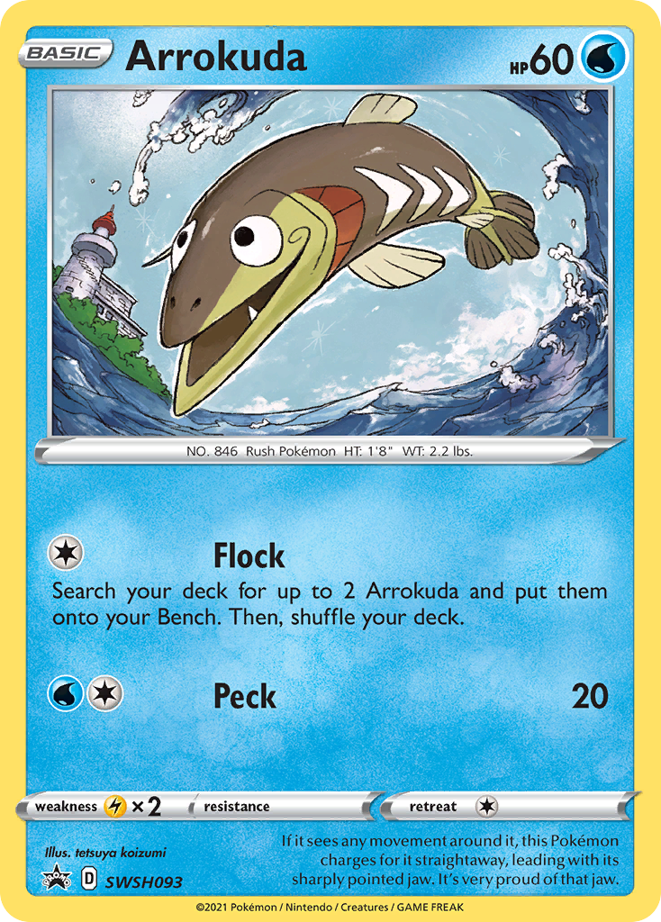 Arrokuda (SWSH093) [Sword & Shield: Black Star Promos] | L.A. Mood Comics and Games