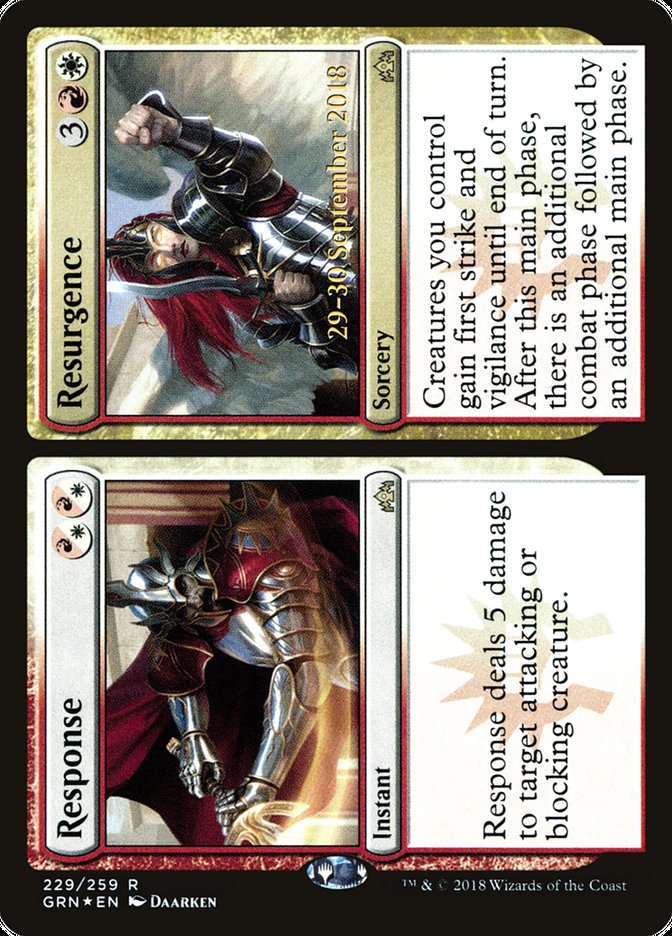 Response // Resurgence [Guilds of Ravnica Prerelease Promos] | L.A. Mood Comics and Games