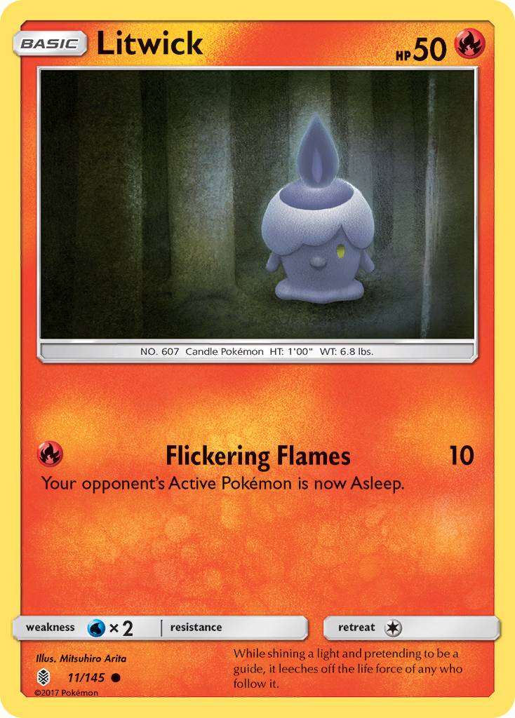 Litwick (11/145) [Sun & Moon: Guardians Rising] | L.A. Mood Comics and Games