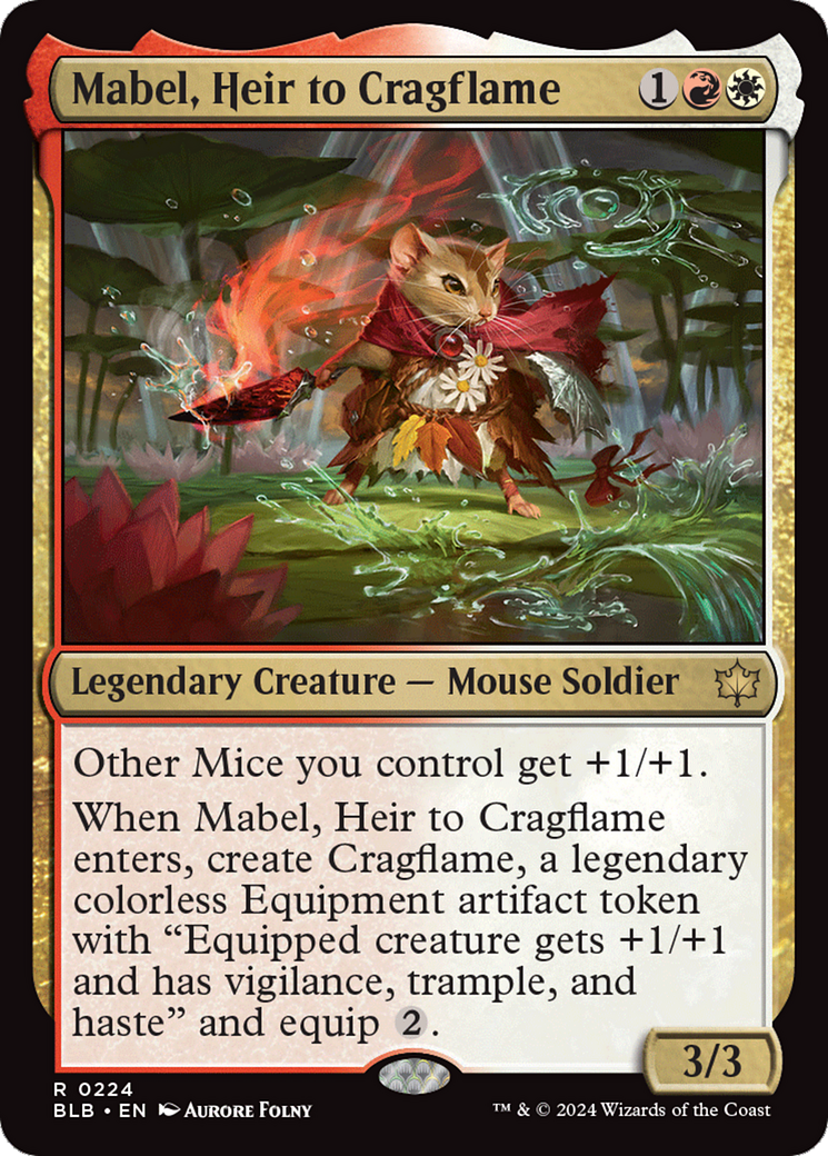 Mabel, Heir to Cragflame [Bloomburrow] | L.A. Mood Comics and Games