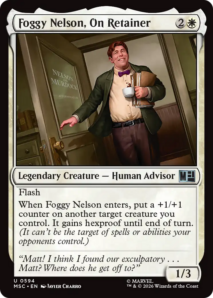 Foggy Nelson, On Retainer [Marvel Super Heroes Commander] | L.A. Mood Comics and Games