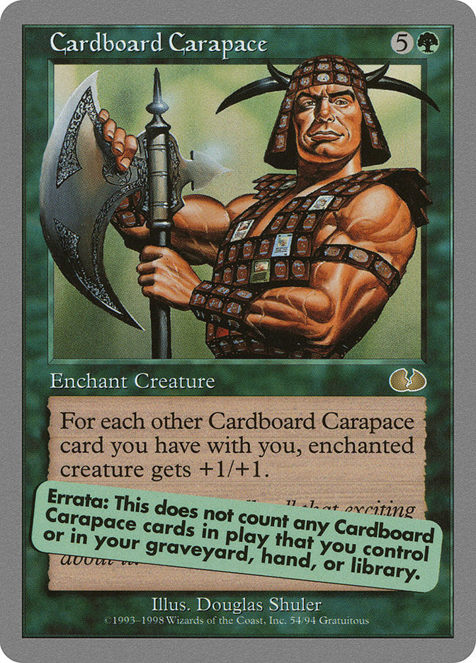 Cardboard Carapace [Unglued] | L.A. Mood Comics and Games