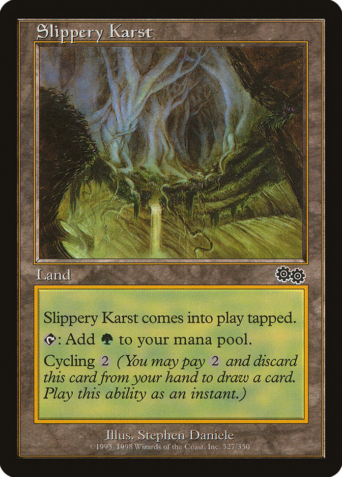 Slippery Karst [Urza's Saga] | L.A. Mood Comics and Games