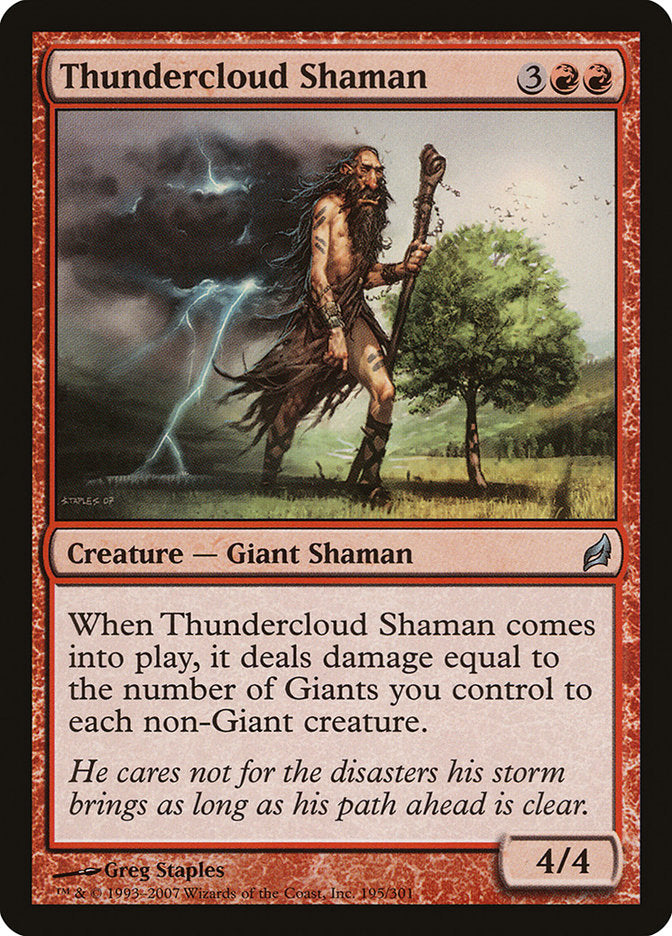 Thundercloud Shaman [Lorwyn] | L.A. Mood Comics and Games
