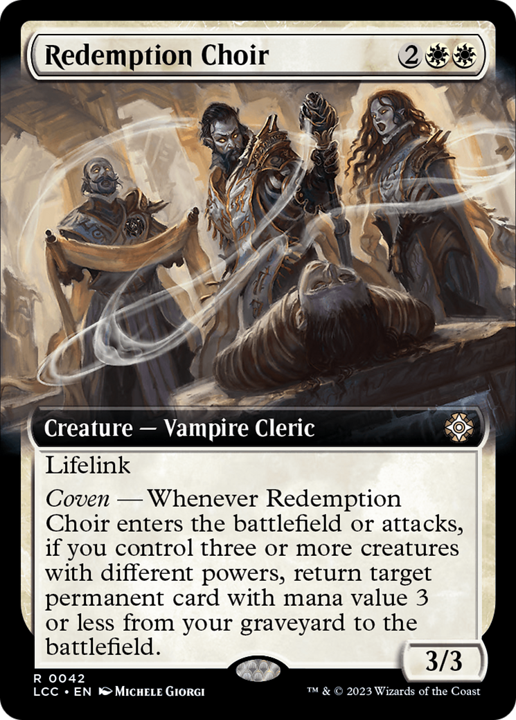 Redemption Choir (Extended Art) [The Lost Caverns of Ixalan Commander] | L.A. Mood Comics and Games