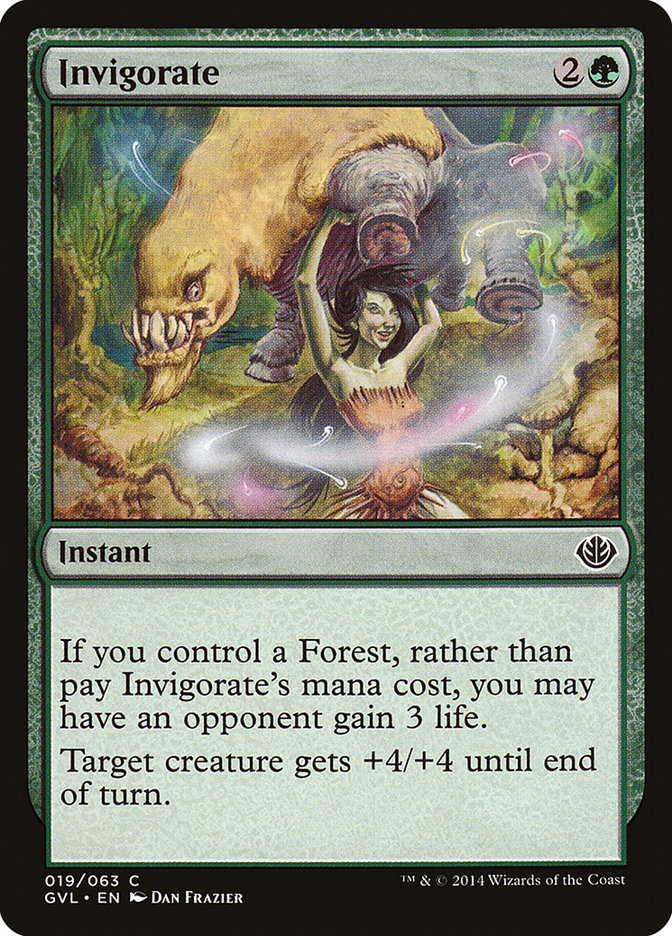 Invigorate (Garruk vs. Liliana) [Duel Decks Anthology] | L.A. Mood Comics and Games