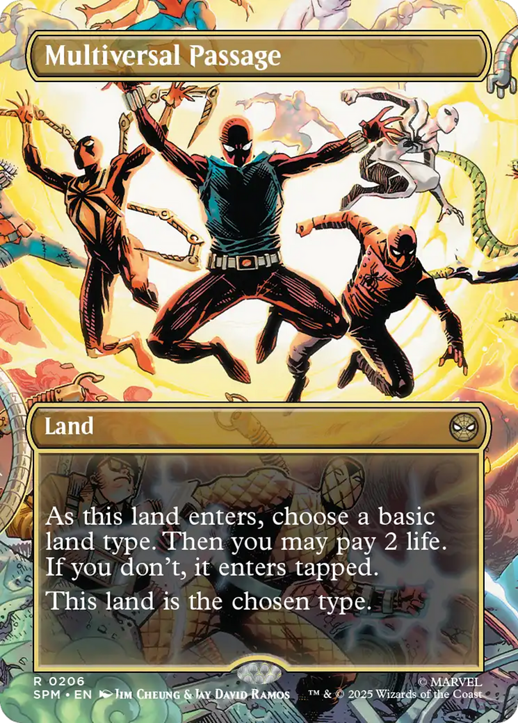 Multiversal Passage (Borderless) [Marvel's Spider-Man] | L.A. Mood Comics and Games