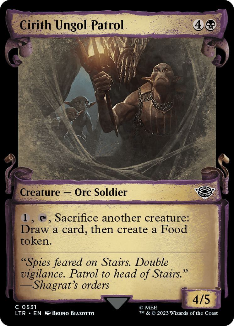 Cirith Ungol Patrol [The Lord of the Rings: Tales of Middle-Earth Showcase Scrolls] | L.A. Mood Comics and Games