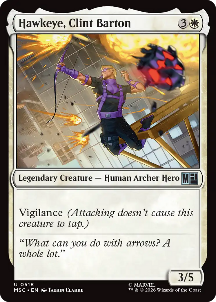 Hawkeye, Clint Barton (0518) [Marvel Super Heroes Commander] | L.A. Mood Comics and Games