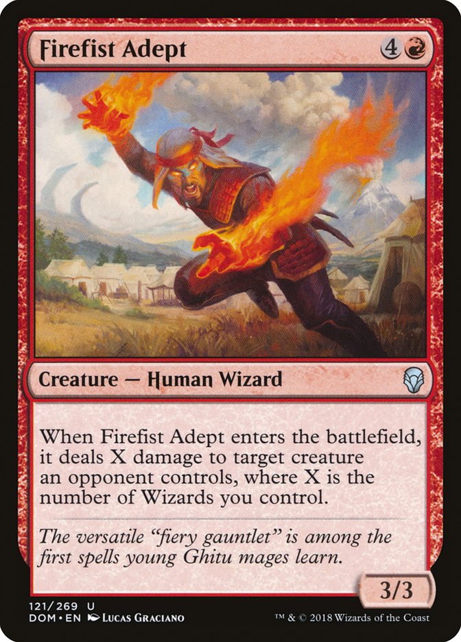Firefist Adept [Dominaria] | L.A. Mood Comics and Games